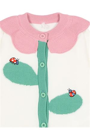 cardigan in cotone avorio STELLA McCARTNEY KIDS | TY9100Z2423101